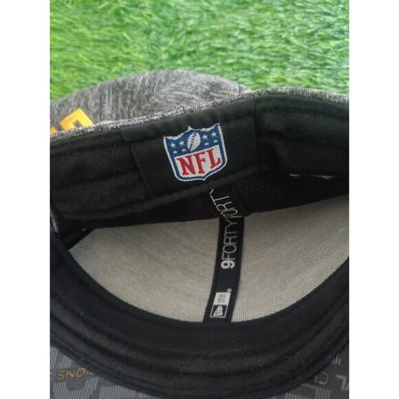 Denver Broncos Super Bowl 50 Champions New Era 9FORTY Adjustable Hat Gray/Black - Picture 8 of 8